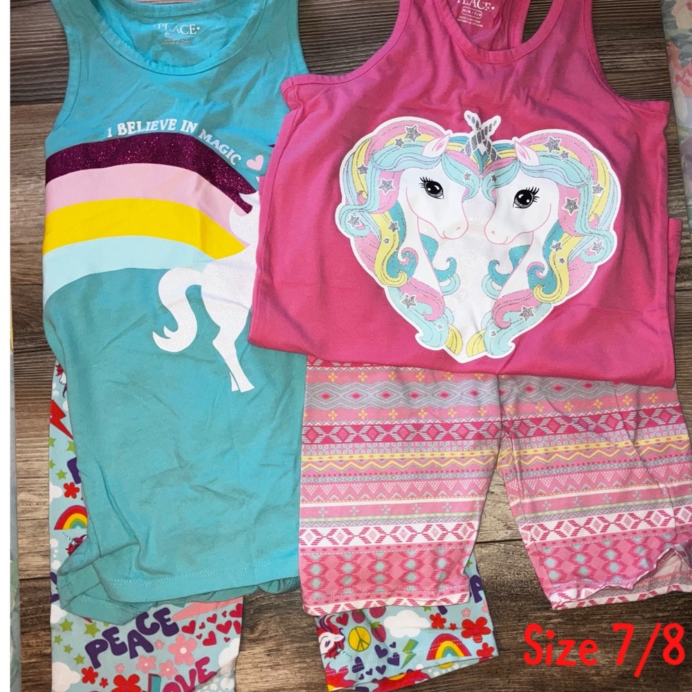 Girls lot of 2 summer outfits in EUC